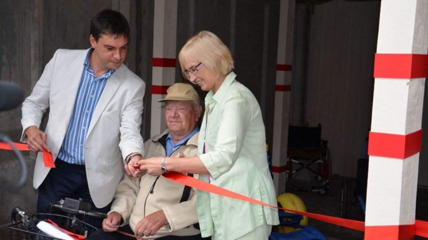 Liepājas pludmales pieejamības kompleksa cilvēkiem ar invaliditāti atklāšana 02.08.2013.