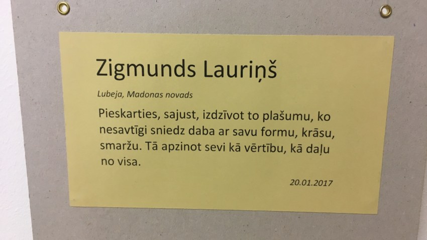 Tikšanās ar Zigmundu Lauriņu projekta Proti un Dari ietvaros