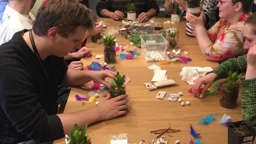 Projekta Zaļākai Rīgai floristikas nodarbība
