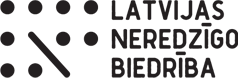 Latvijas Neredzīgo biedrība logo