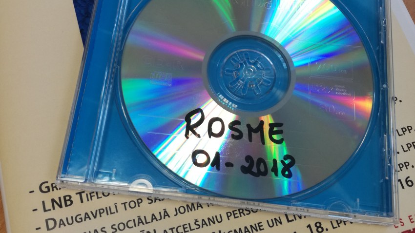 LNB žurnāls "Rosme" tagad arī audio CD formātā