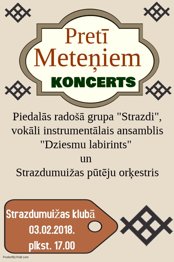 Koncerts "Pretī Meteņiem"