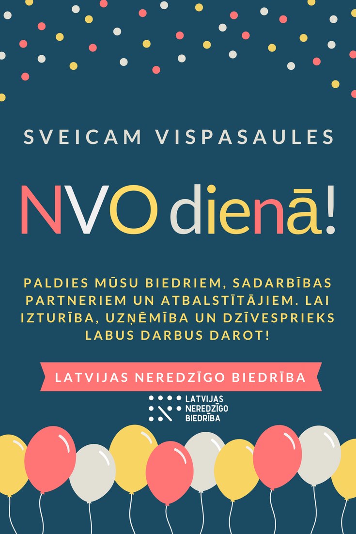 Sveiciens Vispasaules NVO dienā!