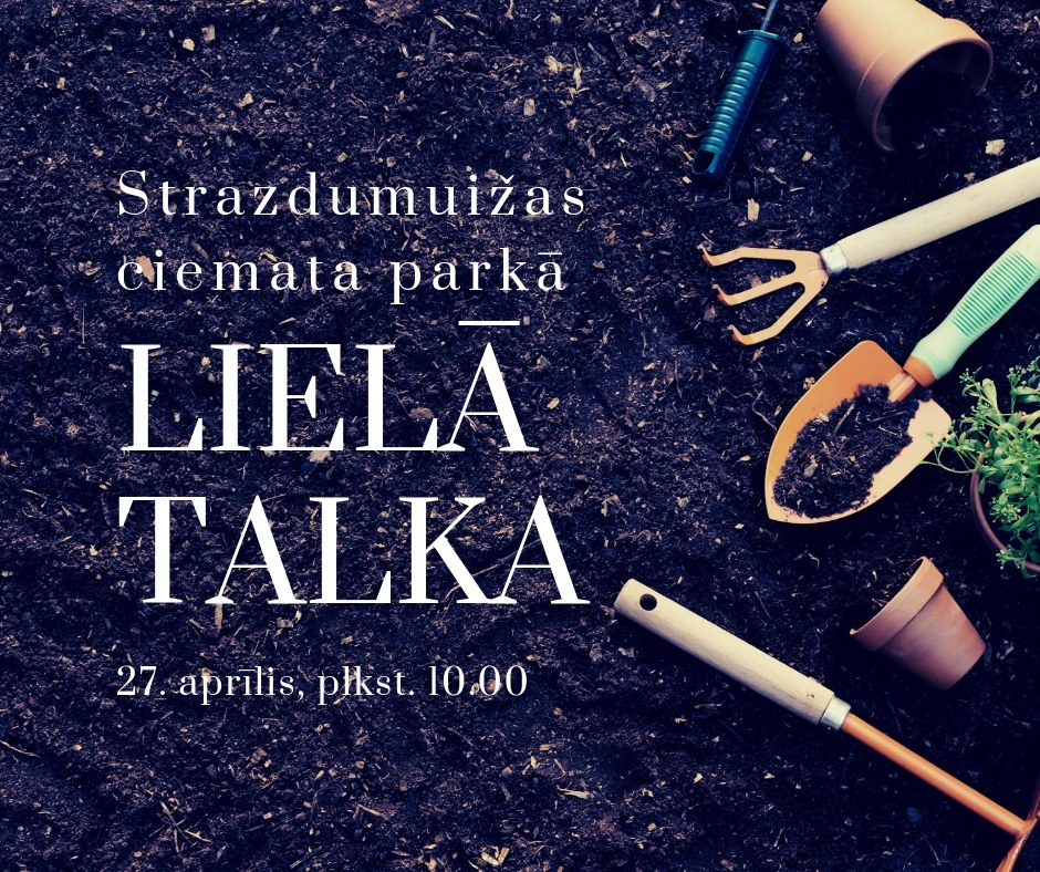 Lielā talka Strazdumuižas ciemata parkā 