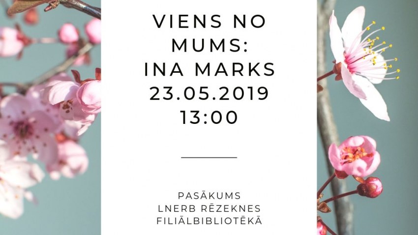 Latvijas Neredzīgo bibliotēkas Rēzeknes filiālbibliotēka atklāj jaunu pasākumu ciklu „Viens no mums” 