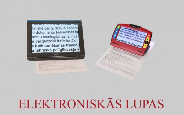 Elektroniski palielinošs palīglīdzeklis