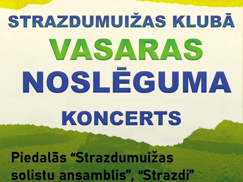 Strazdumuižas klubā notiks koncerts