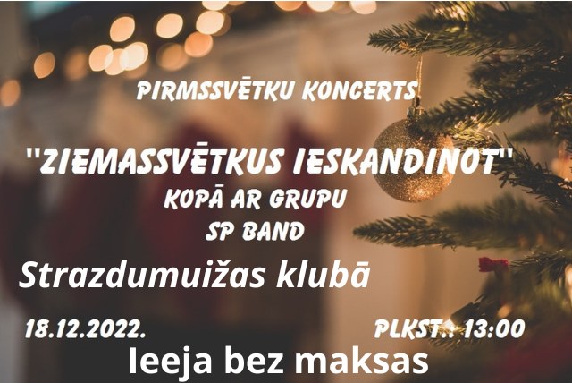 Pirmssvētku koncerts "Ziemassvētkus ieskandinot"