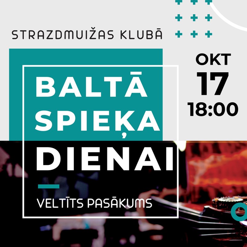 "Starptautiskajai Baltā spieķa dienai" veltīts pasākums - koncerts